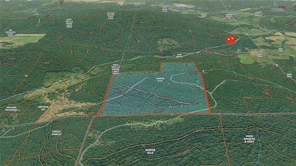 185 Acres of Recreational Land for Sale in Bunch, Oklahoma