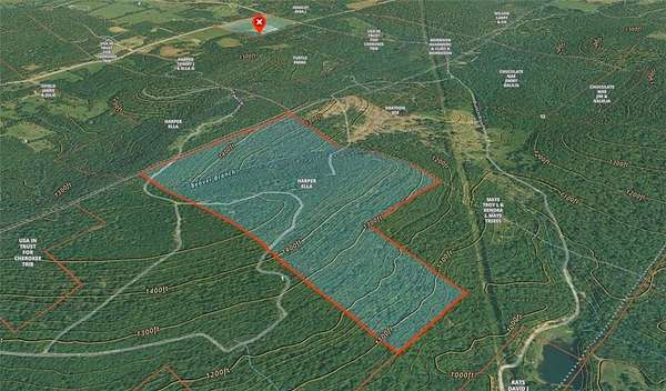 185 Acres of Recreational Land for Sale in Bunch, Oklahoma