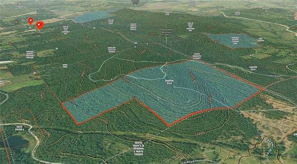 185 Acres of Recreational Land for Sale in Bunch, Oklahoma