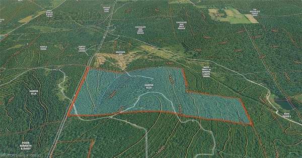 185 Acres of Recreational Land for Sale in Bunch, Oklahoma