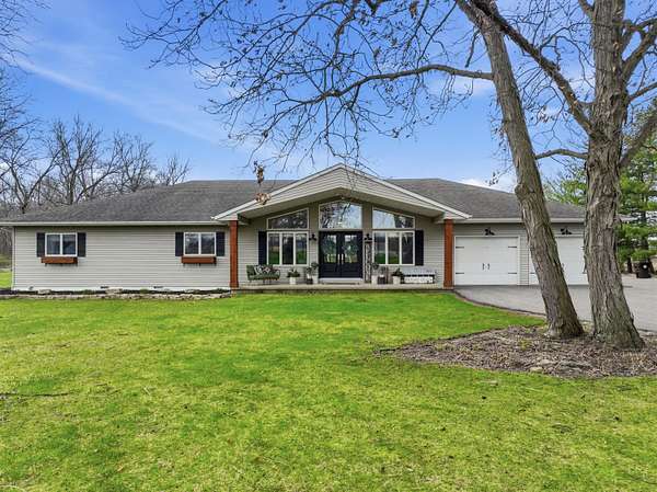 14.4 Acres of Recreational Land with Home for Sale in Hebron, Indiana