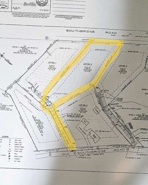 1.15 Acres of Residential Land for Sale in Dudley, Massachusetts