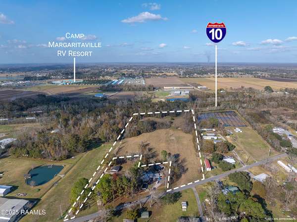 10.5 Acres of Land for Sale in Henderson, Louisiana