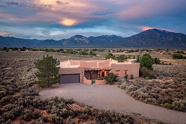 2 Acres of Residential Land with Home for Sale in El Prado, New Mexico