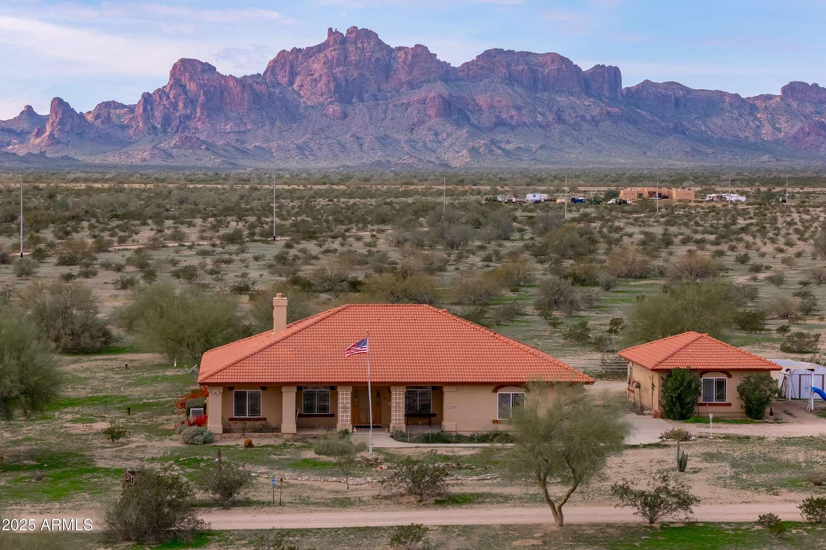 40 Acres of Agricultural Land with Home for Sale in Tonopah, Arizona