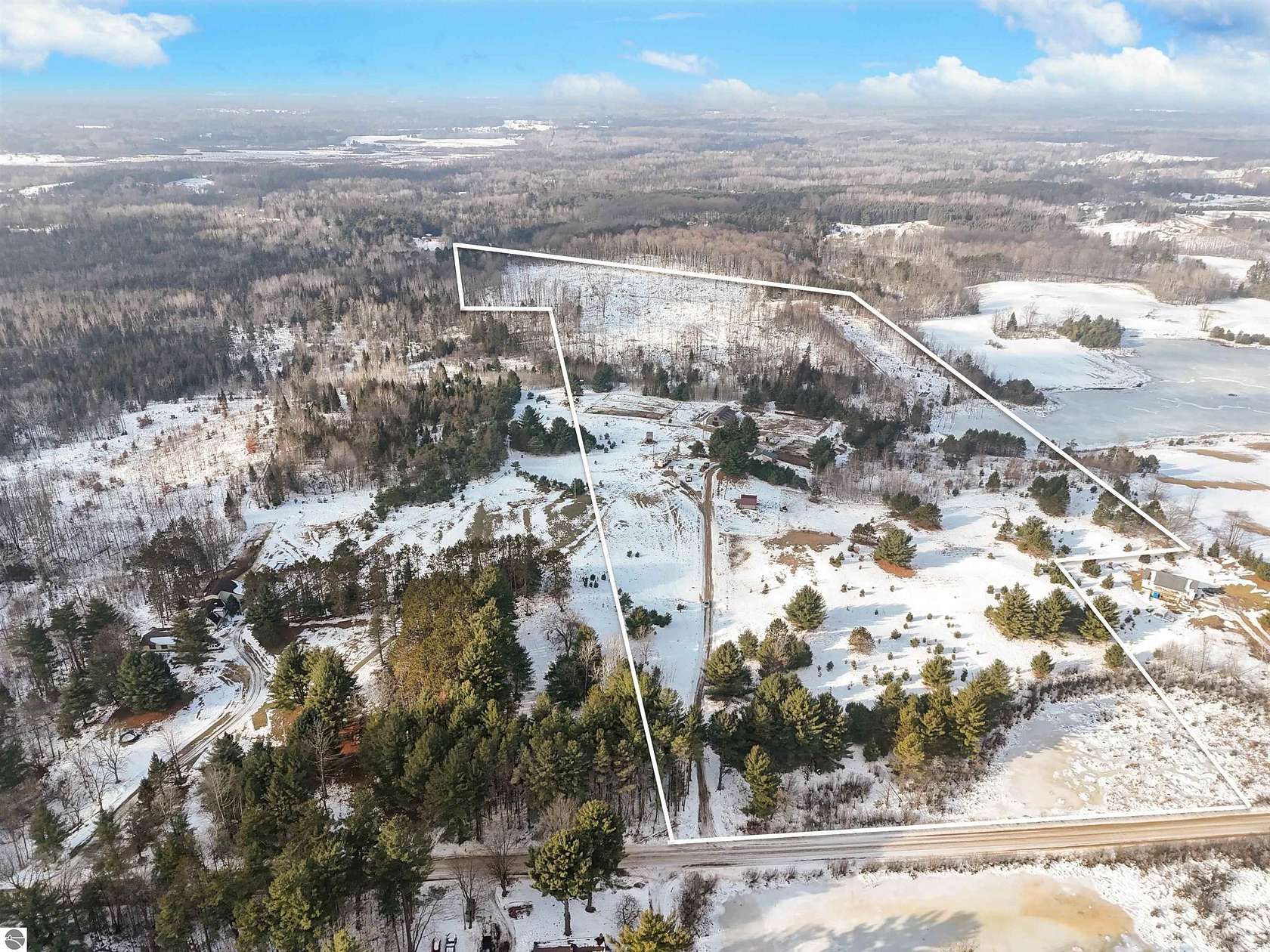 41.9 Acres of Recreational Land & Farm for Sale in Tustin, Michigan