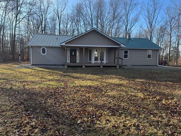 11.9 Acres of Land with Home for Sale in Coatesville, Indiana