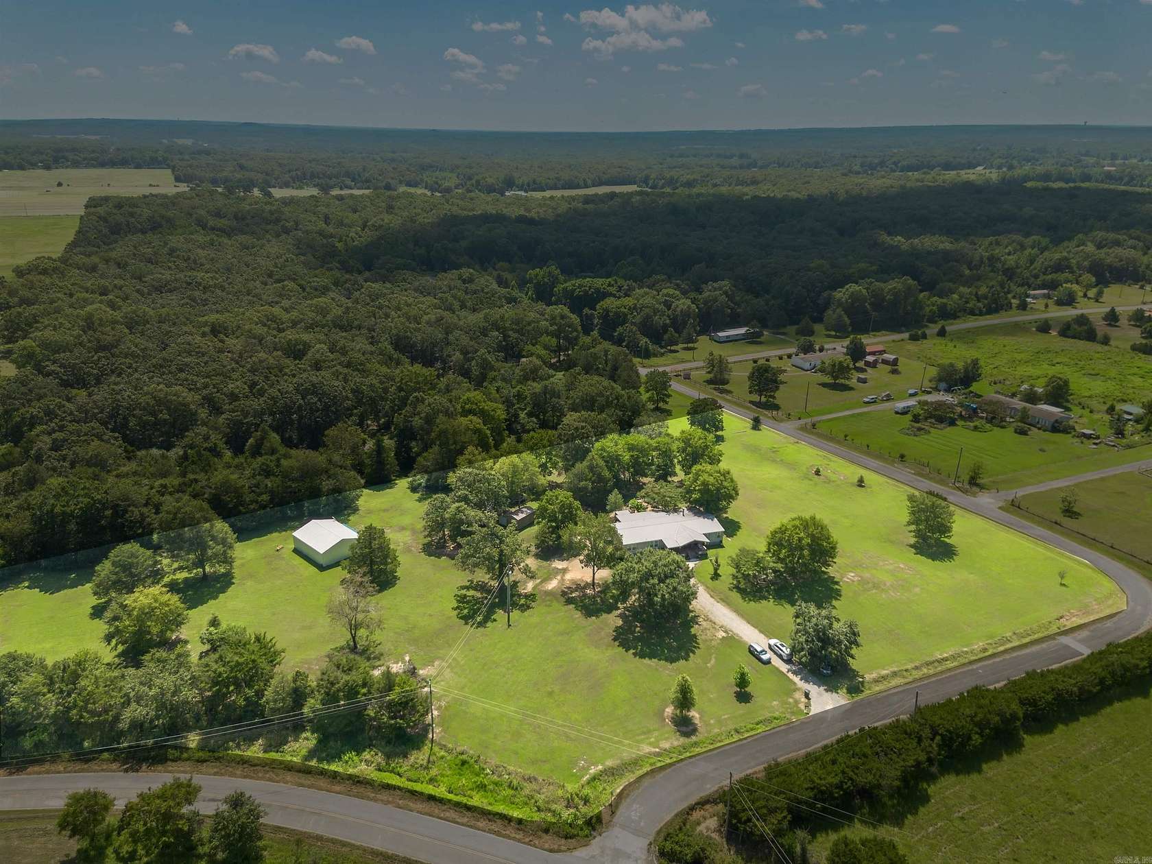 5 Acres of Residential Land with Home for Sale in Sherwood, Arkansas