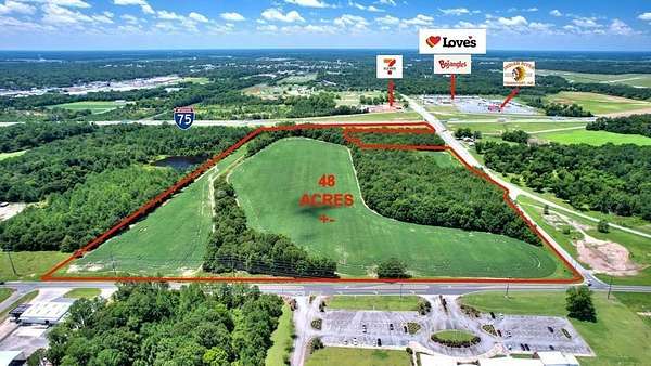 48 Acres of Commercial Land for Sale in Cordele, Georgia