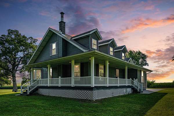 7.3 Acres of Residential Land with Home for Sale in Maynard, Iowa