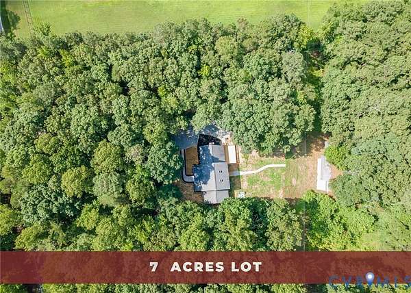 7 Acres of Residential Land with Home for Sale in Powhatan, Virginia