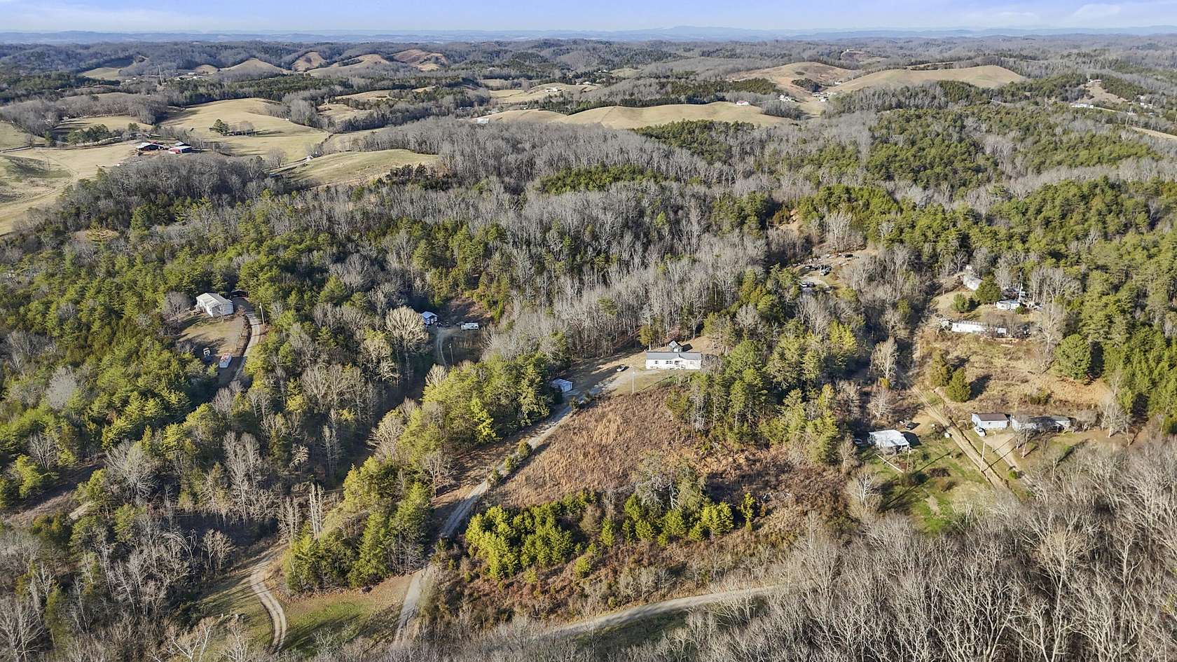 16.8 Acres of Land with Home for Sale in Bybee, Tennessee