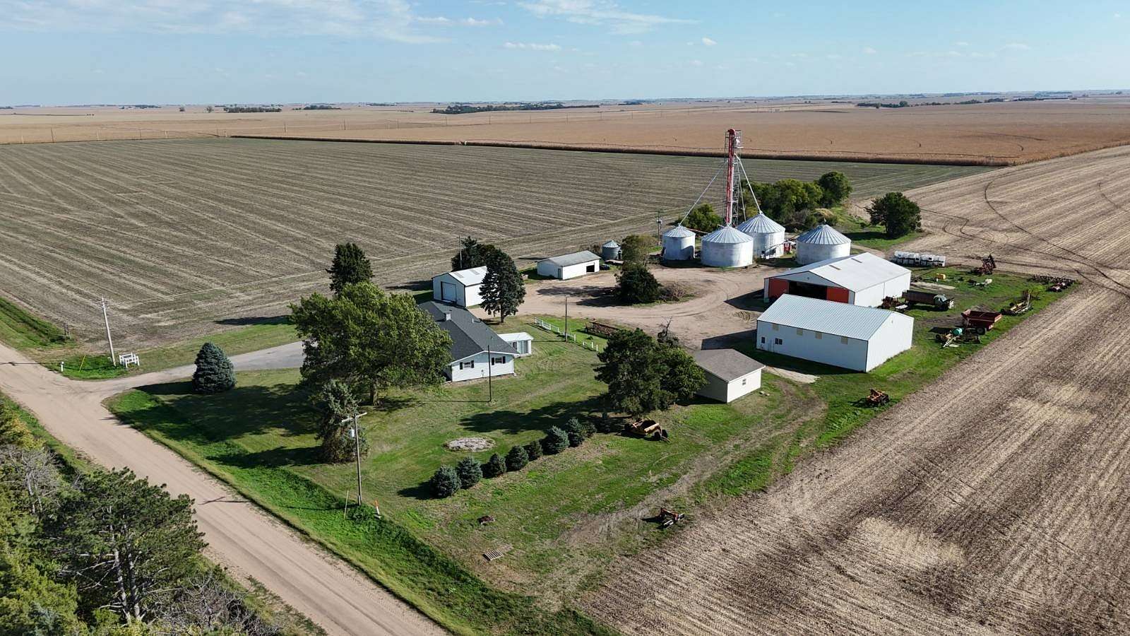 3.42 Acres of Residential Land with Home for Sale in Aurora, Nebraska