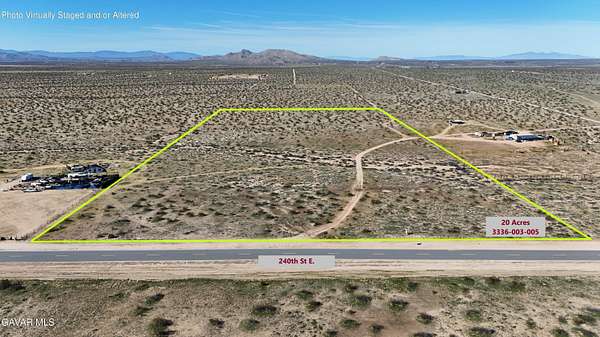 20 Acres of Land for Sale in Lancaster, California