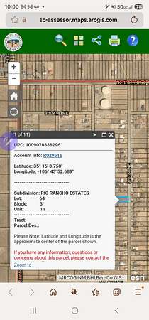0.5 Acres of Residential Land for Sale in Rio Rancho, New Mexico