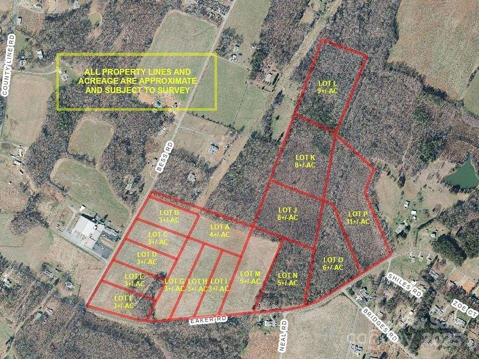 3 Acres of Residential Land for Sale in Kings Mountain, North Carolina