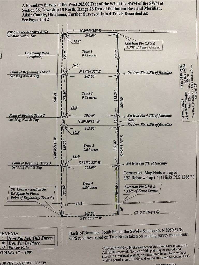 0.72 Acres of Residential Land for Sale in Westville, Oklahoma
