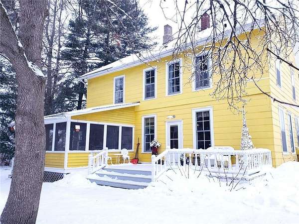 13.8 Acres of Recreational Land with Home for Sale in Stanton Town, Wisconsin