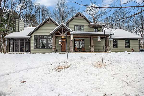 16.9 Acres of Land with Home for Sale in Augusta, Michigan