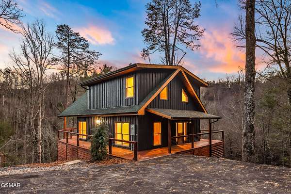 6.64 Acres of Residential Land with Home for Sale in Sevierville, Tennessee