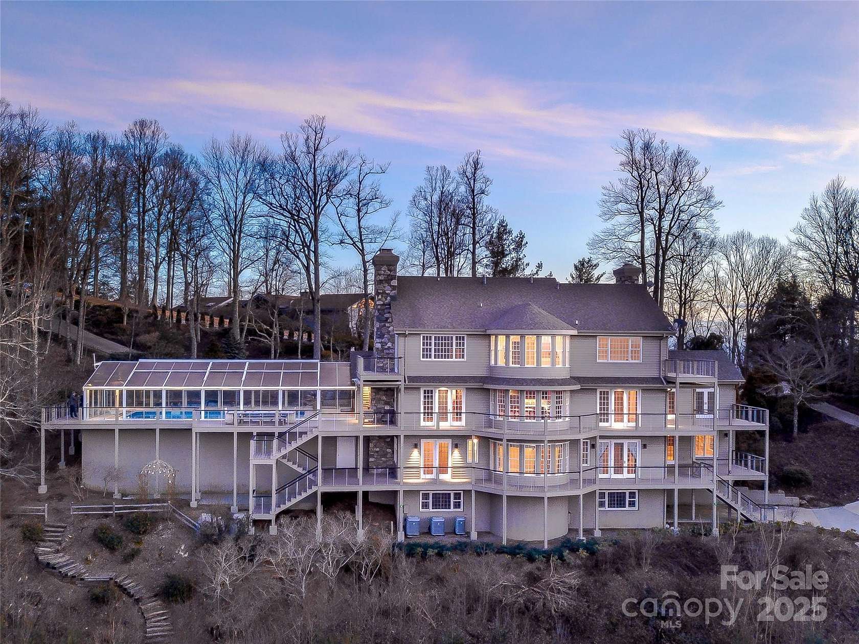 5.14 Acres of Residential Land with Home for Sale in Asheville, North Carolina