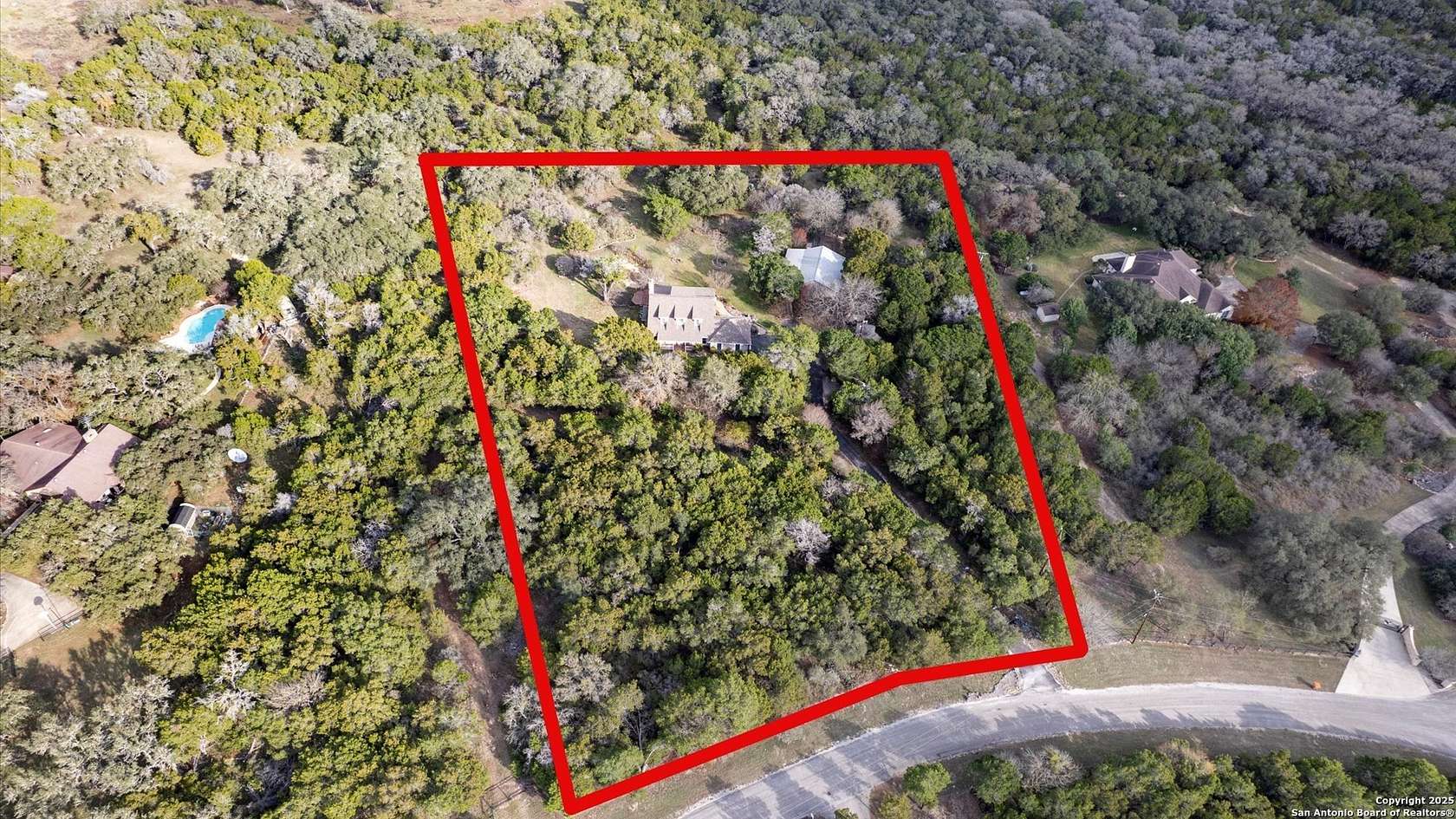 5 Acres of Residential Land with Home for Sale in New Braunfels, Texas