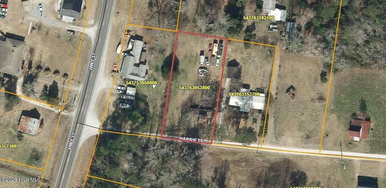 0.6 Acres of Residential Land for Sale in Pollocksville, North Carolina