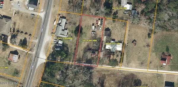 0.6 Acres of Residential Land for Sale in Pollocksville, North Carolina