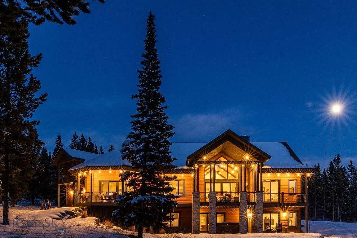 1.52 Acres of Residential Land with Home for Sale in Big Sky, Montana