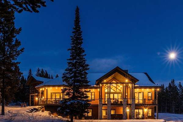 1.52 Acres of Residential Land with Home for Sale in Big Sky, Montana