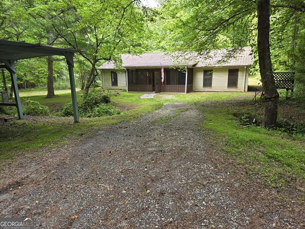 5.56 Acres of Land with Home for Sale in Dawsonville, Georgia
