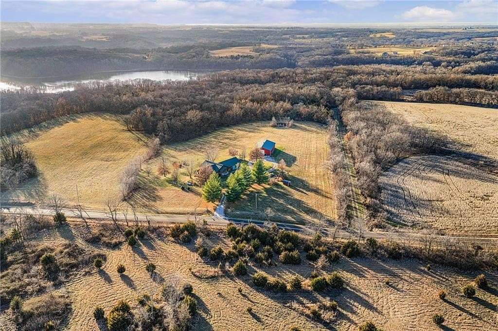 23 Acres of Recreational Land with Home for Sale in Trimble, Missouri