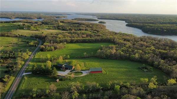 23 Acres of Recreational Land with Home for Sale in Trimble, Missouri