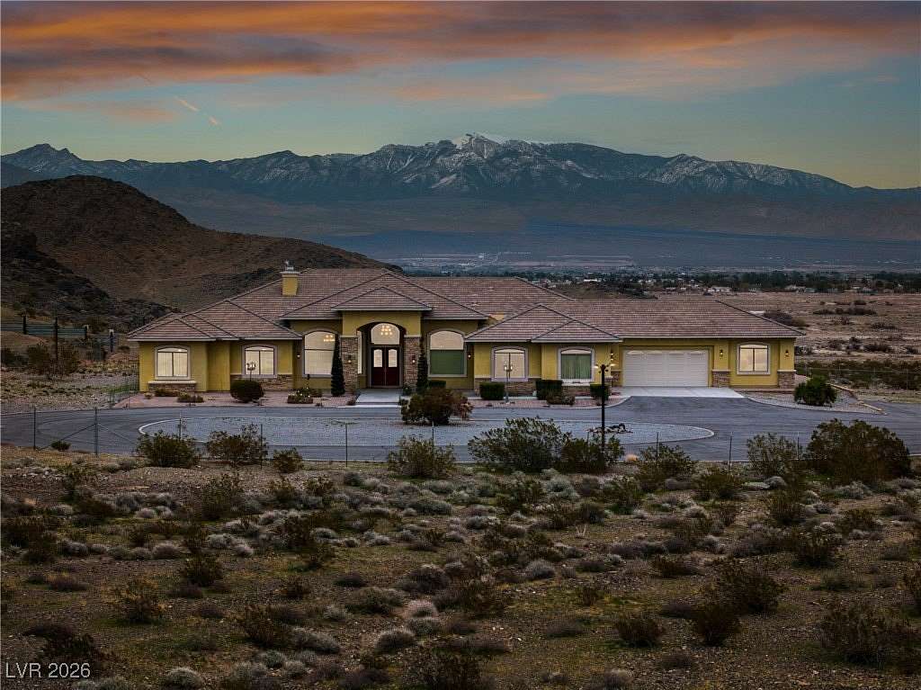 80 Acres of Land with Home for Sale in Pahrump, Nevada