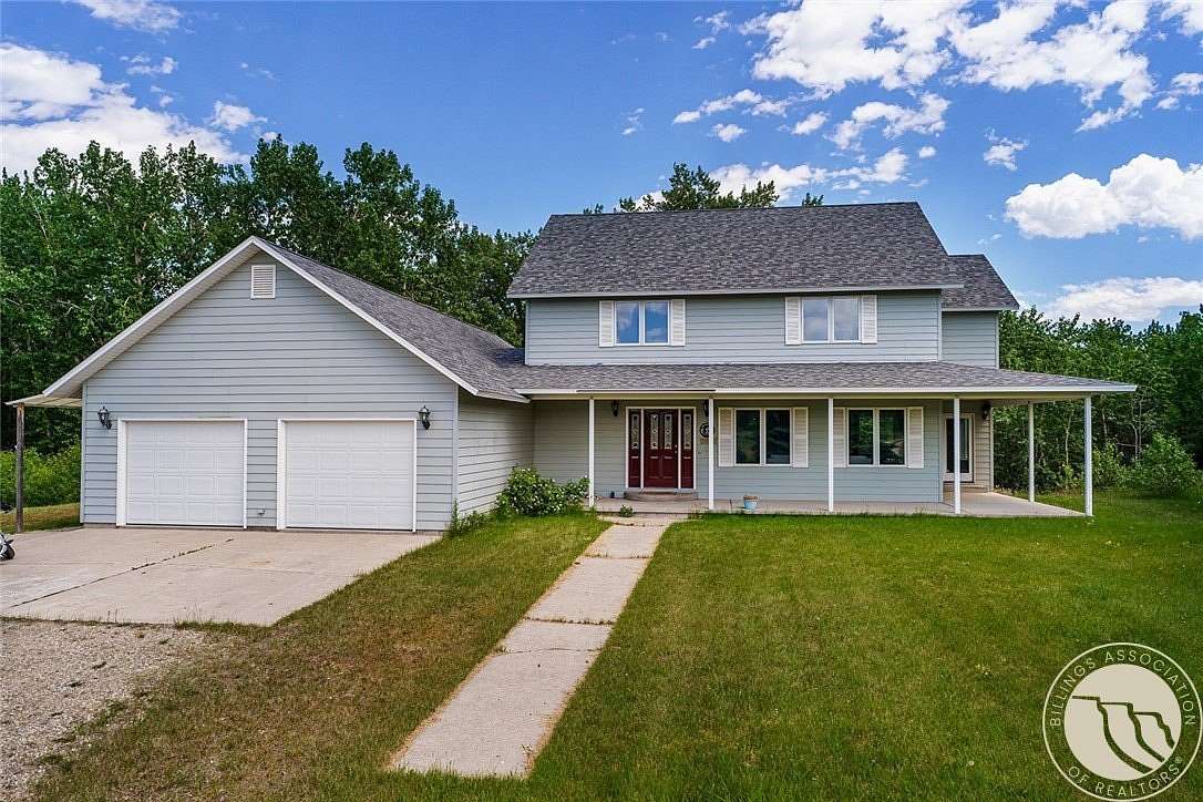 7.2 Acres of Residential Land with Home for Sale in Roberts, Montana