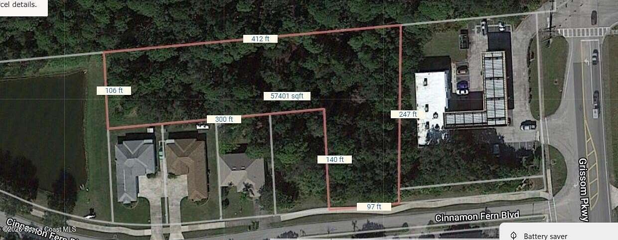 1.56 Acres of Mixed-Use Land for Sale in Cocoa, Florida