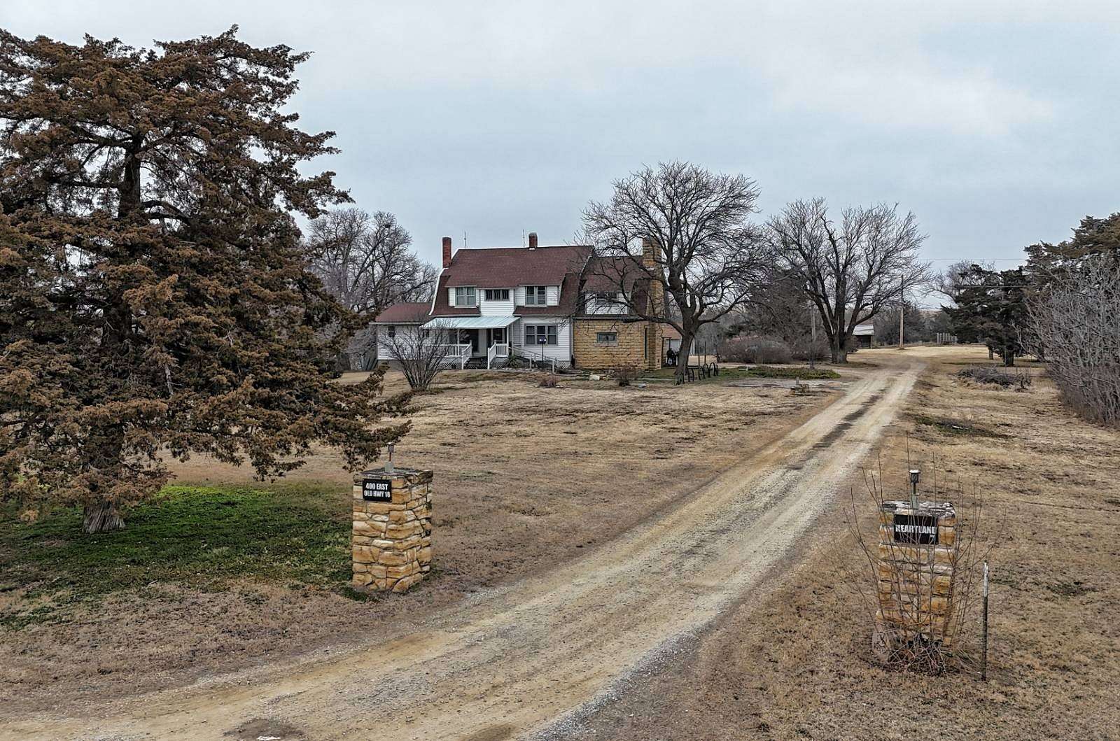 4.33 Acres of Residential Land with Home for Sale in Sylvan Grove, Kansas