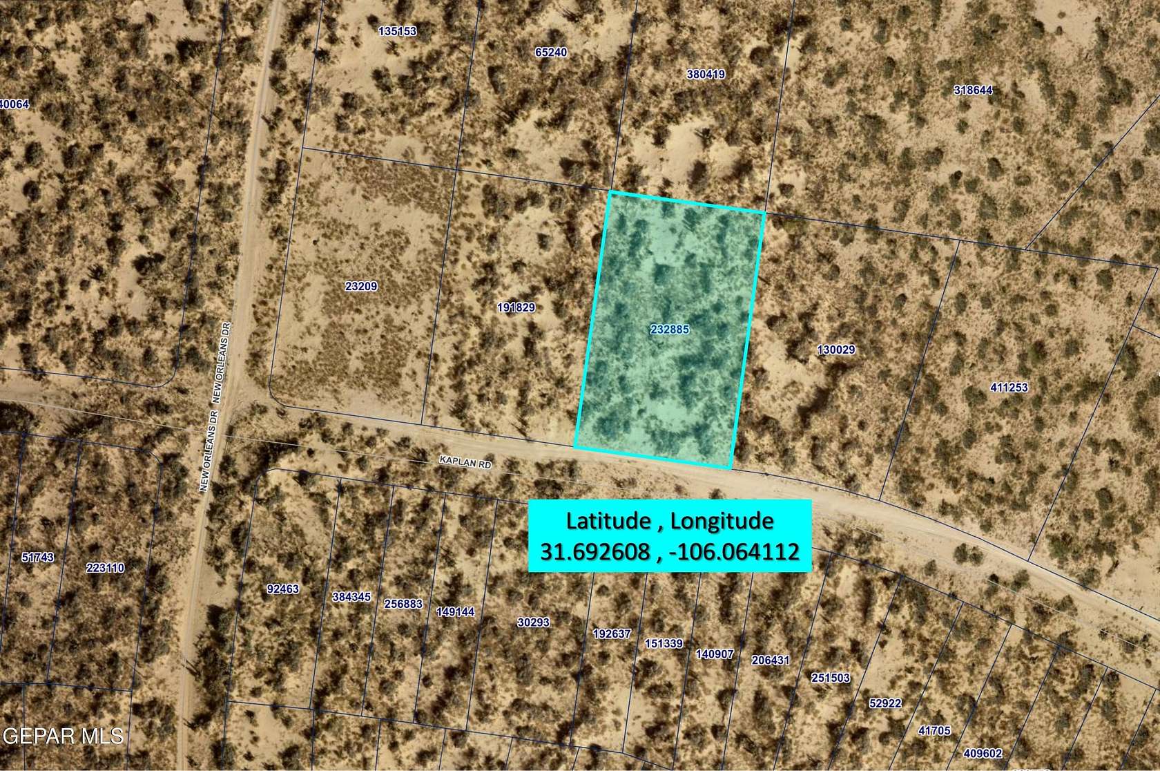 0.83 Acres of Land for Sale in El Paso, Texas