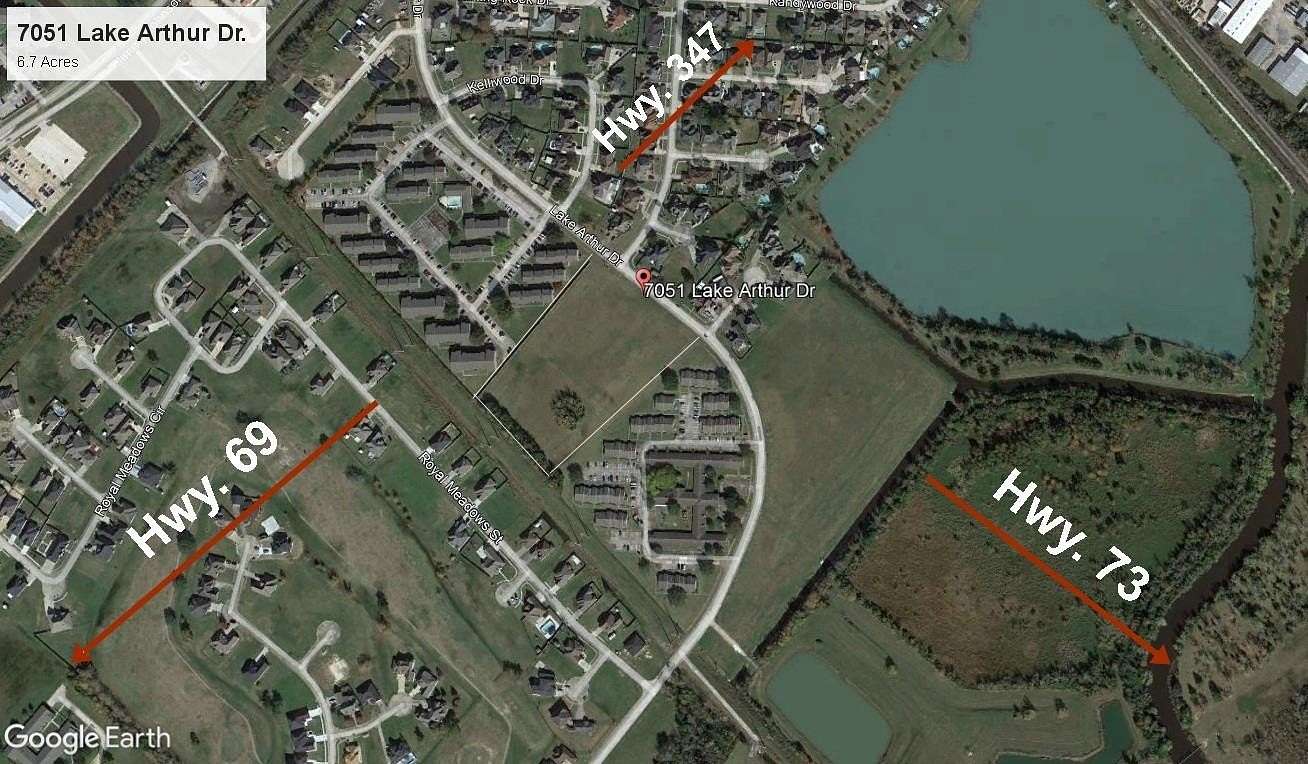 6.78 Acres of Commercial Land for Sale in Port Arthur, Texas