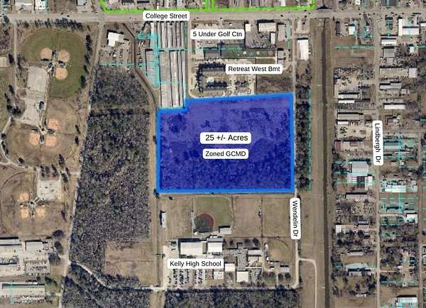 25.4 Acres of Mixed-Use Land for Sale in Beaumont, Texas