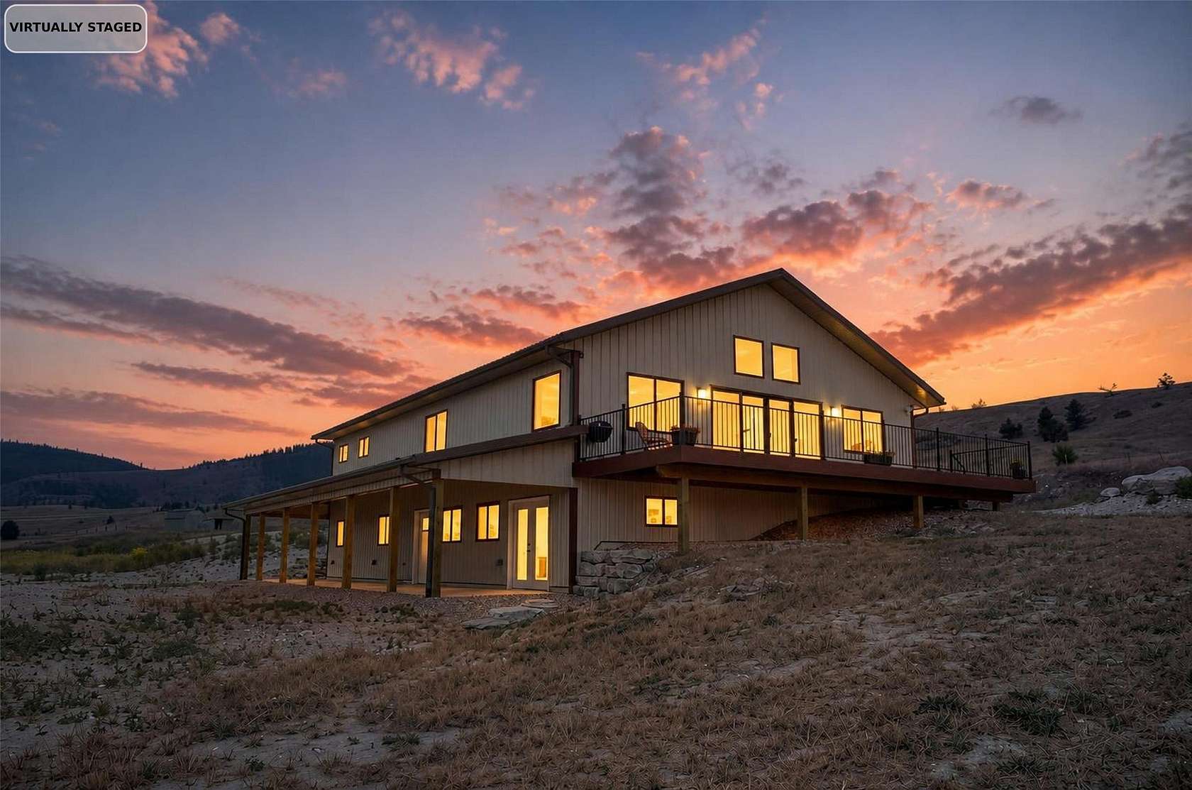 5 Acres of Land with Home for Sale in Elmo, Montana
