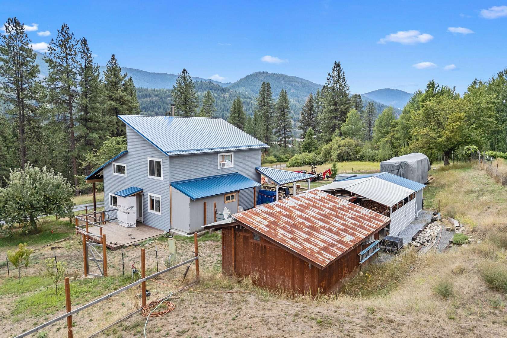 14.6 Acres of Land with Home for Sale in Northport, Washington