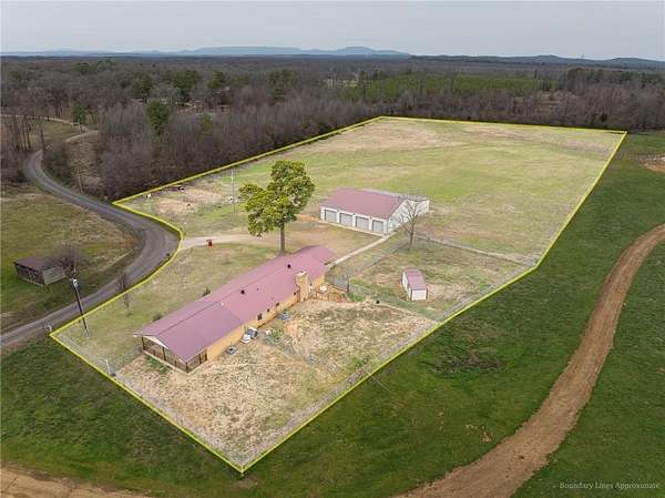 6.5 Acres of Residential Land with Home for Sale in Ola, Arkansas