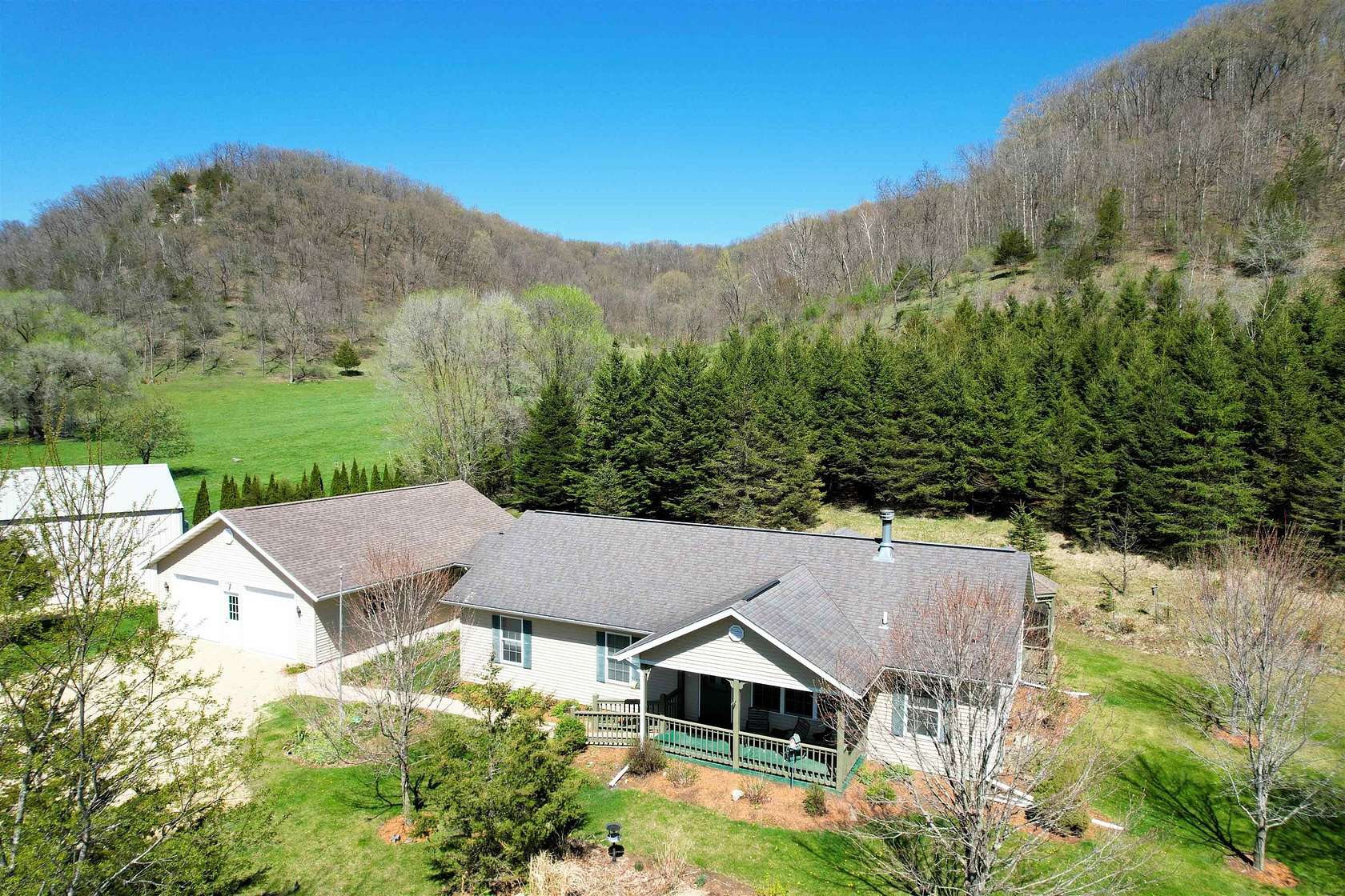 19.9 Acres of Recreational Land with Home for Sale in Gays Mills, Wisconsin