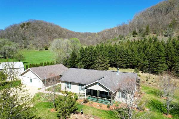 19.9 Acres of Recreational Land with Home for Sale in Gays Mills, Wisconsin