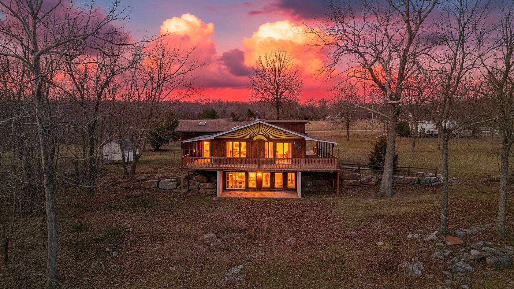 7.35 Acres of Residential Land with Home for Sale in Morrisville, Missouri