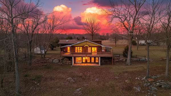 7.35 Acres of Residential Land with Home for Sale in Morrisville, Missouri