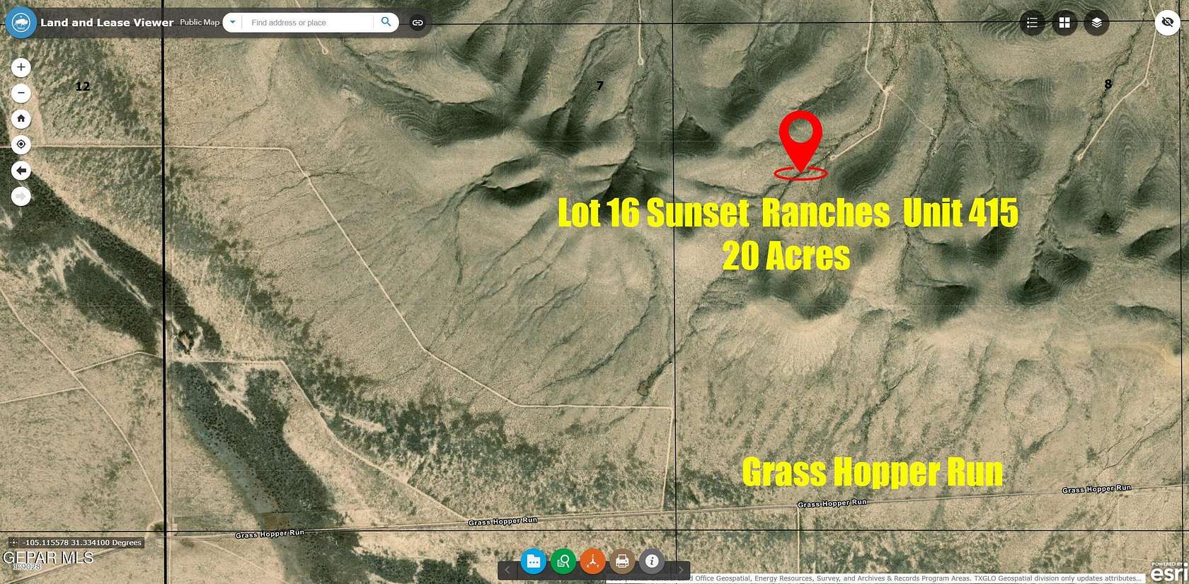 20 Acres of Recreational Land for Sale in Sierra Blanca, Texas