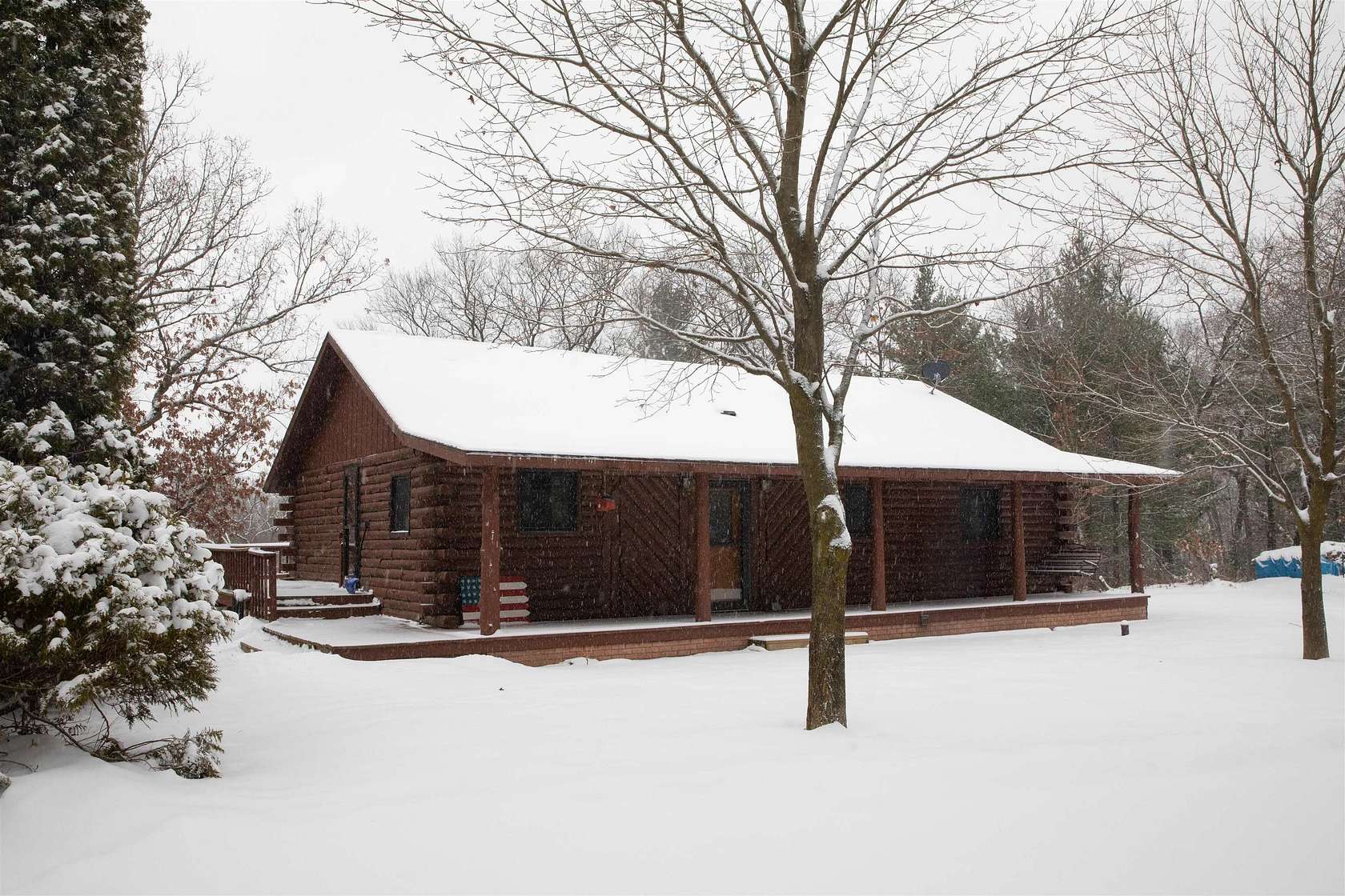 7.3 Acres of Residential Land with Home for Sale in Coloma, Wisconsin