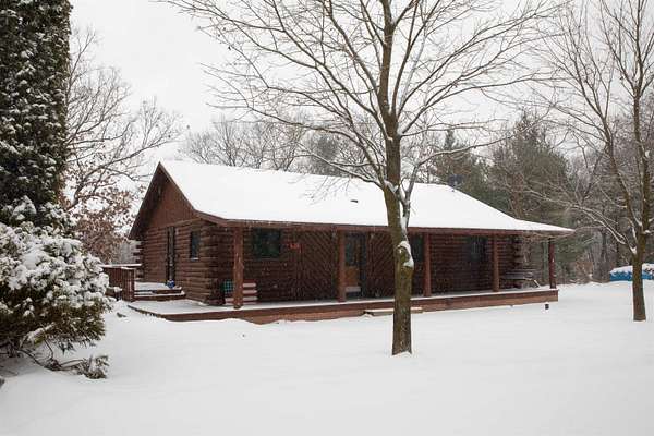 7.3 Acres of Residential Land with Home for Sale in Coloma, Wisconsin